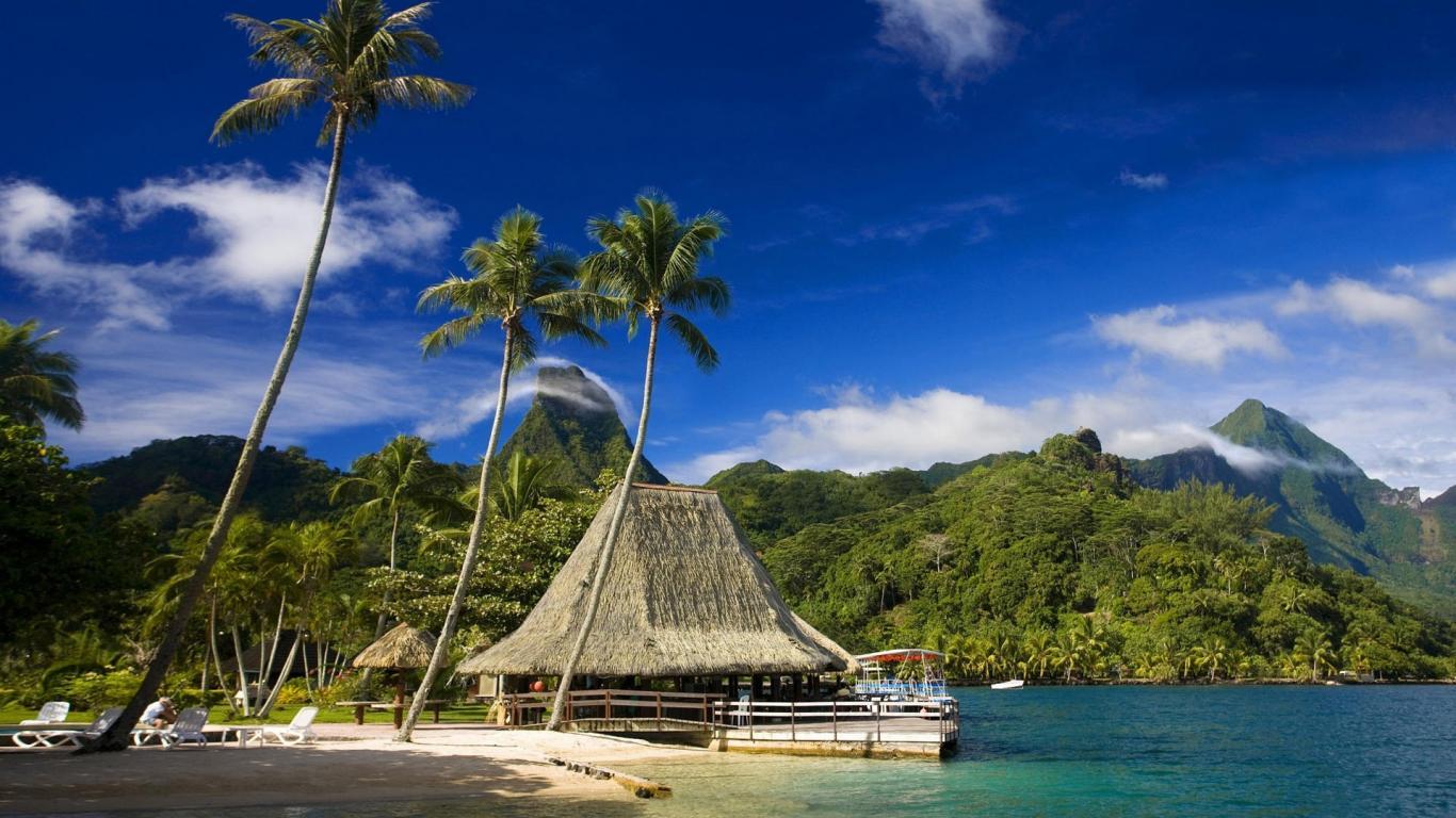 1366x768 Mauritius #Wallpaper
