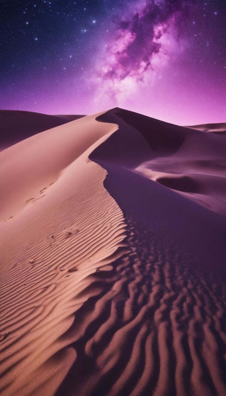 768x1344 A sand dune under the beauty of a