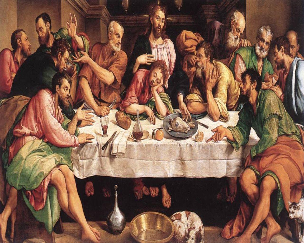 1280x1024 The Last Supper Wallpaper