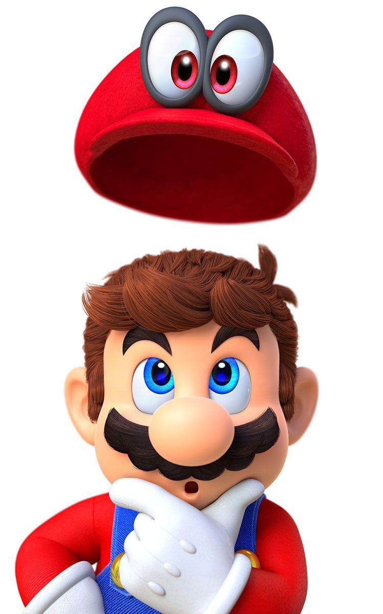 750x1200 Mario & Cappy Art Mario Odyssey