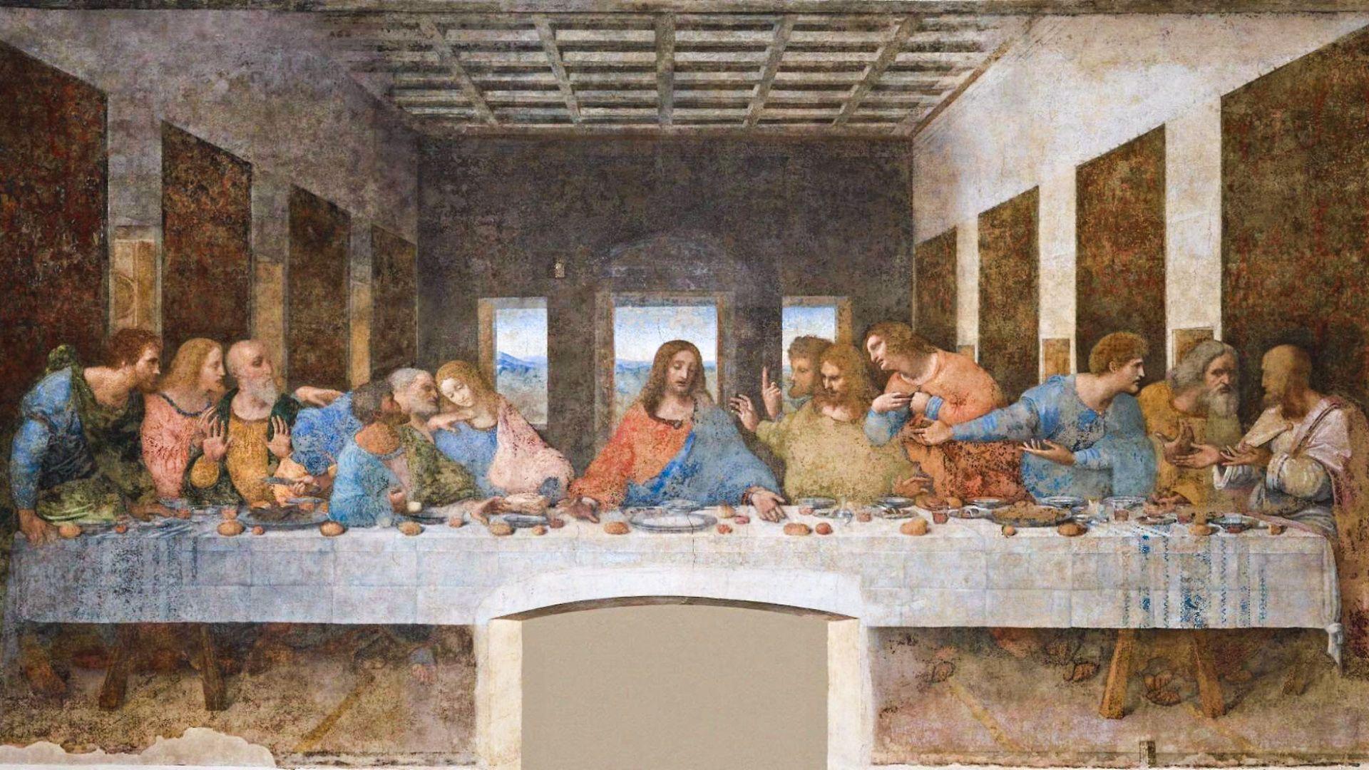 1920x1080 The Last Supper Leonardo da Vinci, High