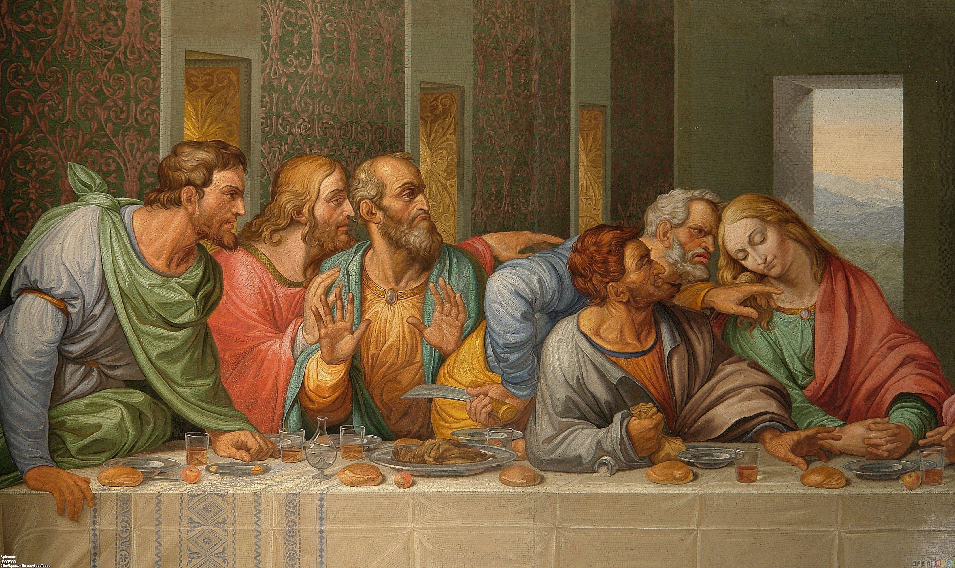 3314x1971 Last Supper Wallpaper