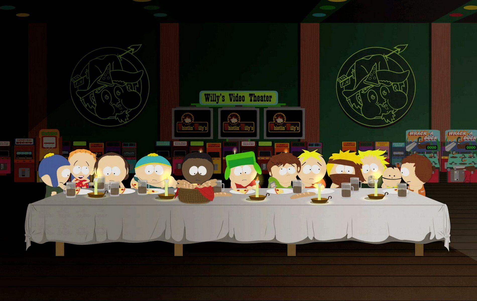 1900x1200 South Park Last Supper Wallpaper 52304 1900x1200px