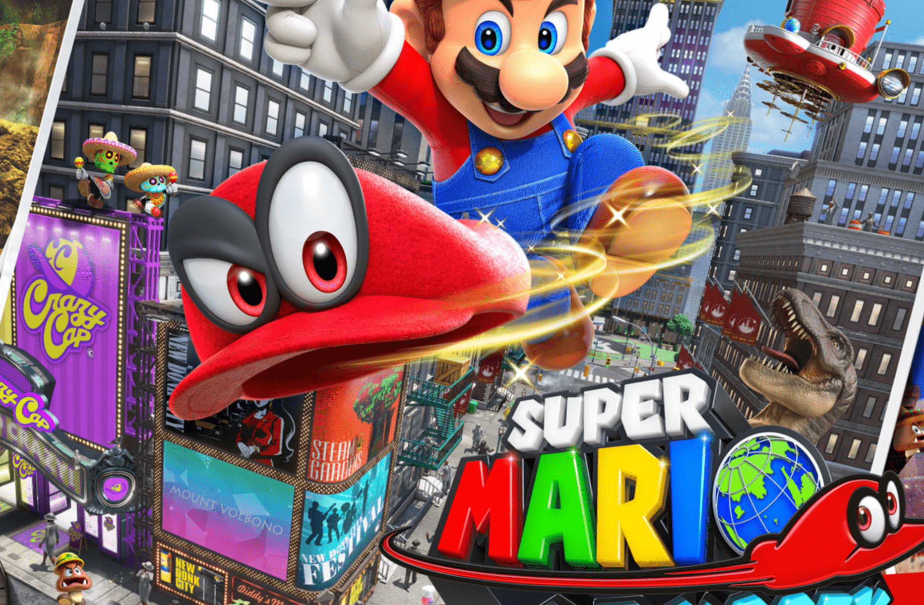 1833x1200 Mario and Cappy