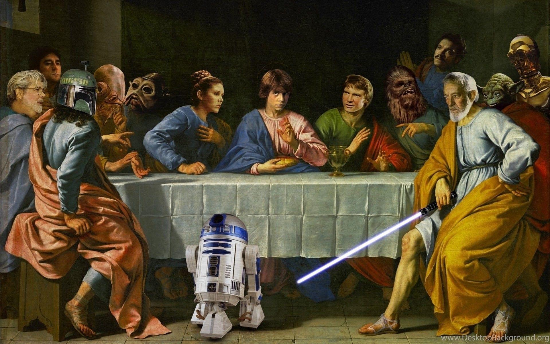 1920x1200 Star Wars Last Supper Wallpaper background picture
