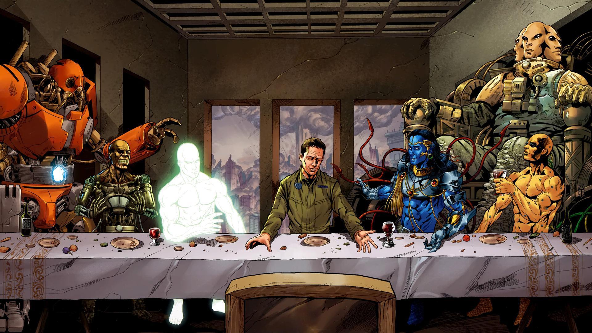 1920x1080 The last supper Wallpaper