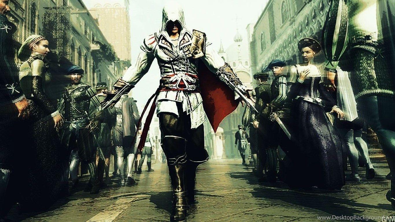 1366x768 Assassin's Creed II Ezio Da Firenze Wallpaper