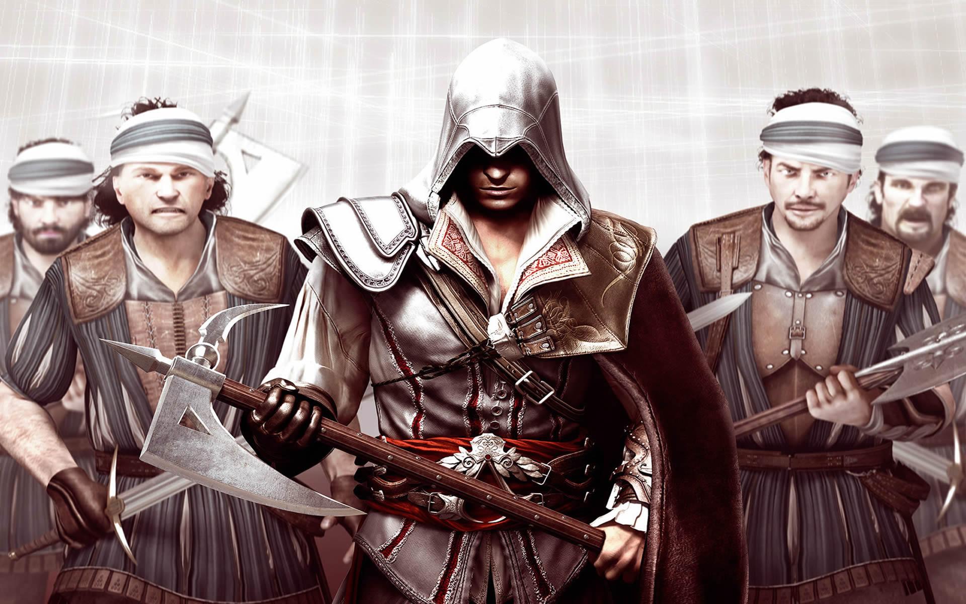 1920x1200 Altair And Thugs Creed 2 Wallpaper