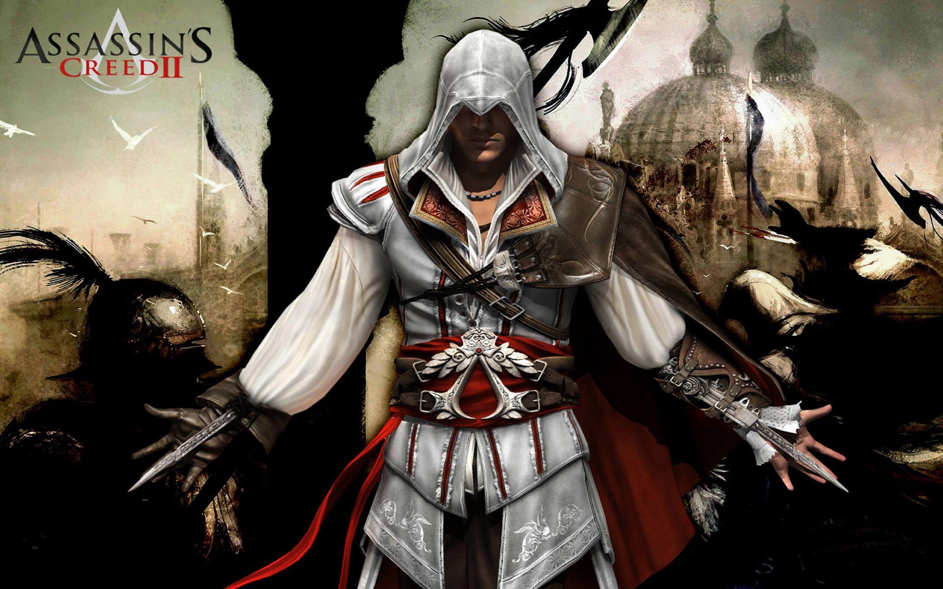 1920x1200 Altair With Knives Creed 2 Wallpaper