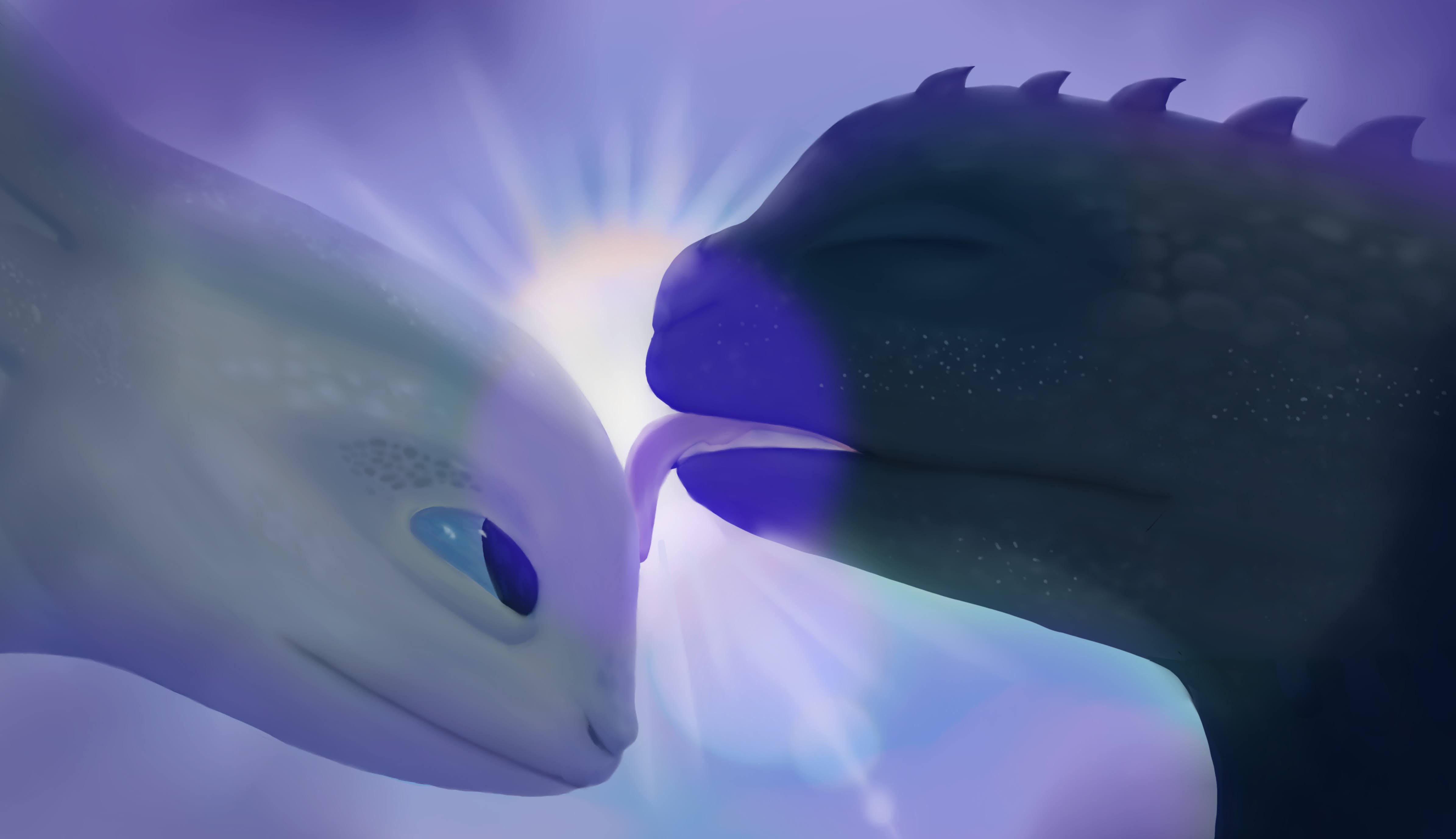 4779x2753 Toothless and Lightfury!