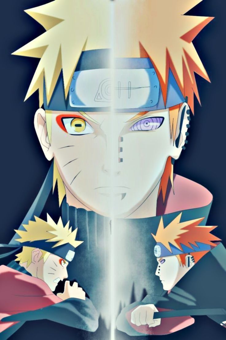 736x1104 Naruto Uzumaki vs Pain