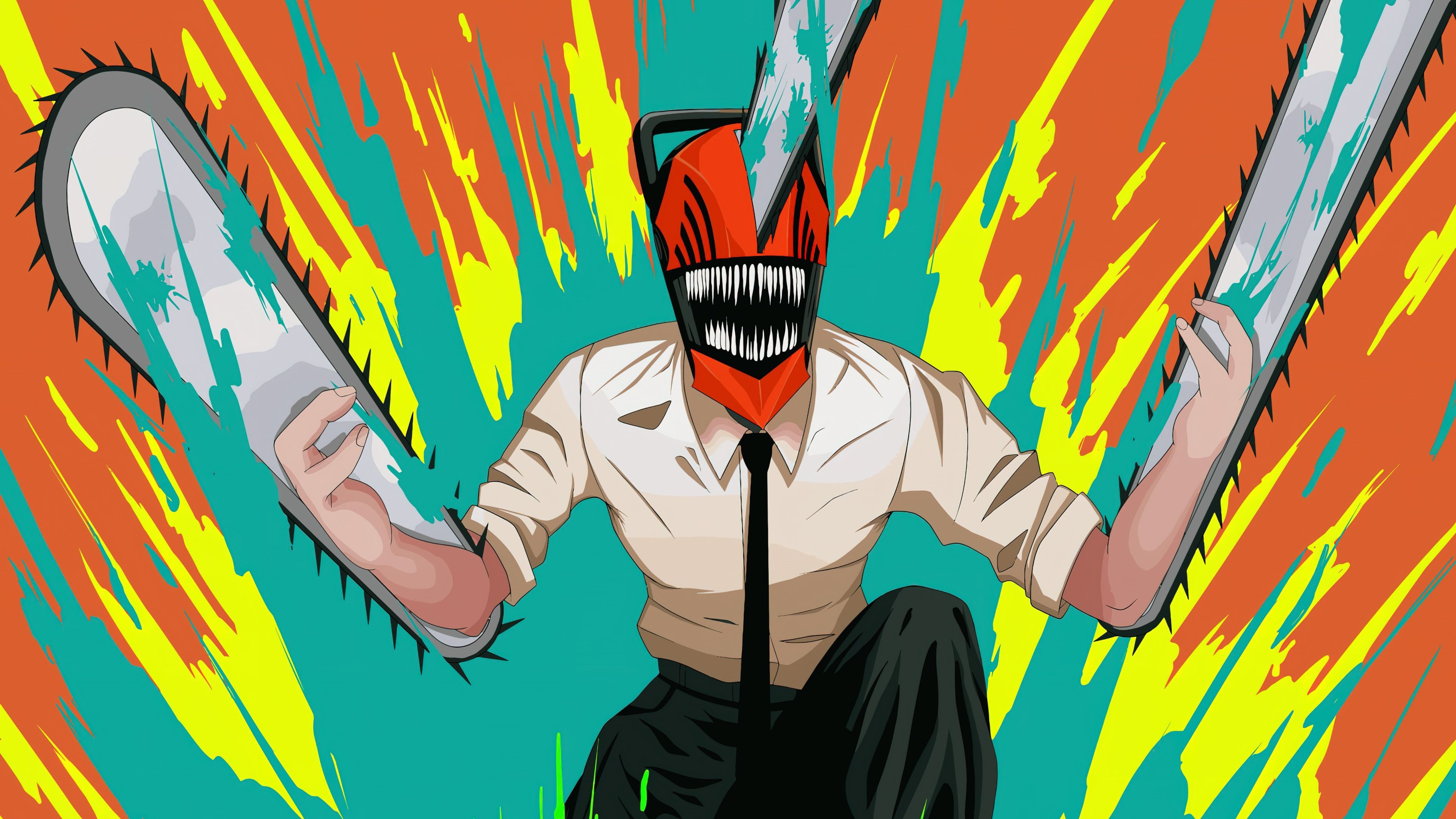 3840x2160 Chainsaw Man Wallpaper 4K, Manga series