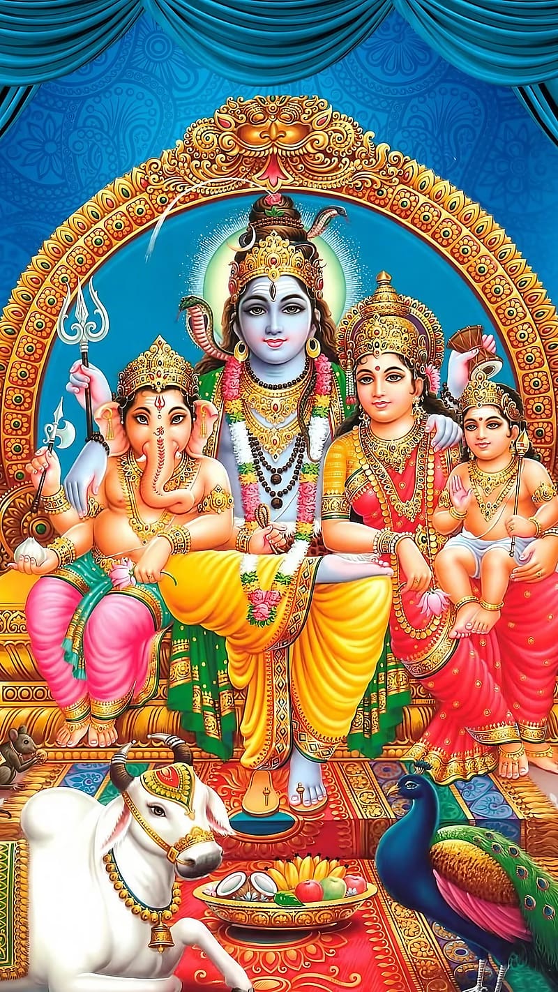 800x1422 HD shiva parvati wallpaper