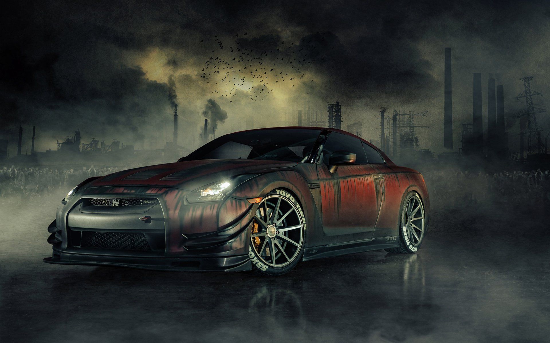 1920x1200 Nissan GT R HD Wallpaper: Power Meets