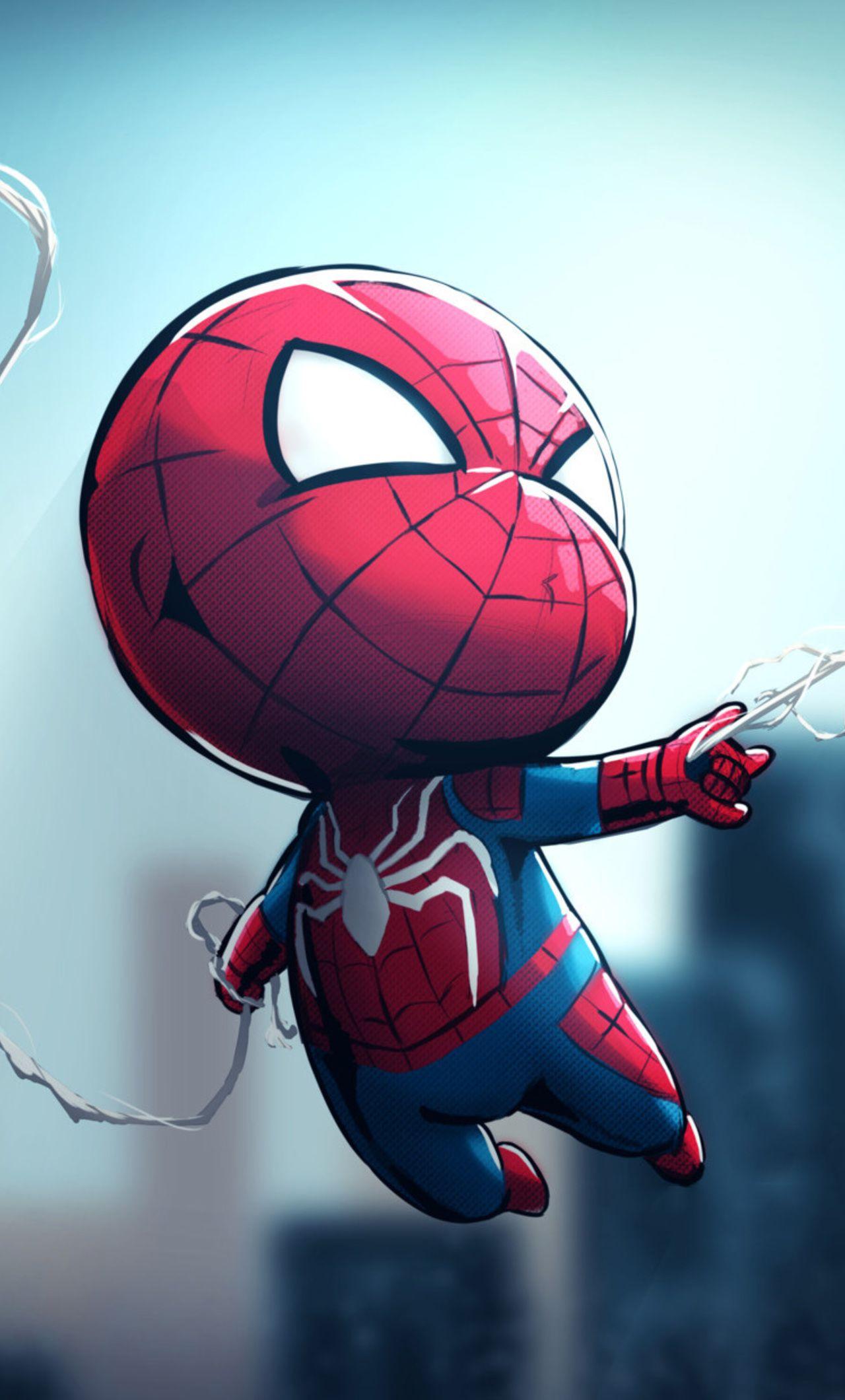 Khám phá hình ảnh đẹp của Spider Man chibi kỳ diệu! Huyền thoại siêu anh hùng nhỏ bé này được thể hiện với nụ cười duyên dáng trên màn hình của bạn. Tất cả các fan của Spider Man và những ai yêu thích phong cách chibi đều sẽ thích thú với bộ sưu tập hình ảnh đầy màu sắc và hài hước này.