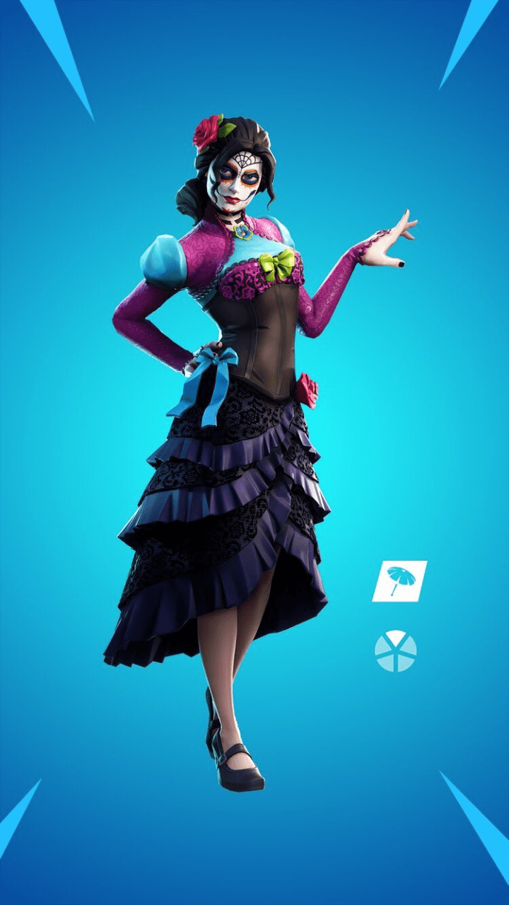 720x1280 Rosa la catrina Wallpaper HD #Fortnite #Wallpaper #Catrina