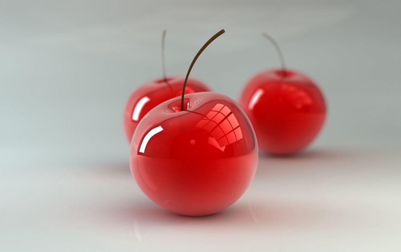 1280x804 Glass Cherries wallpaper. Glass Cherries