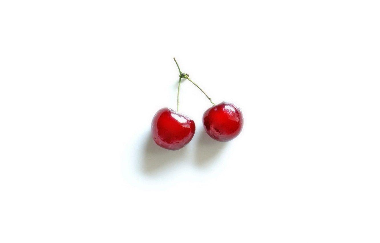 1332x850 Wallpaper Shine, White background, cherries image