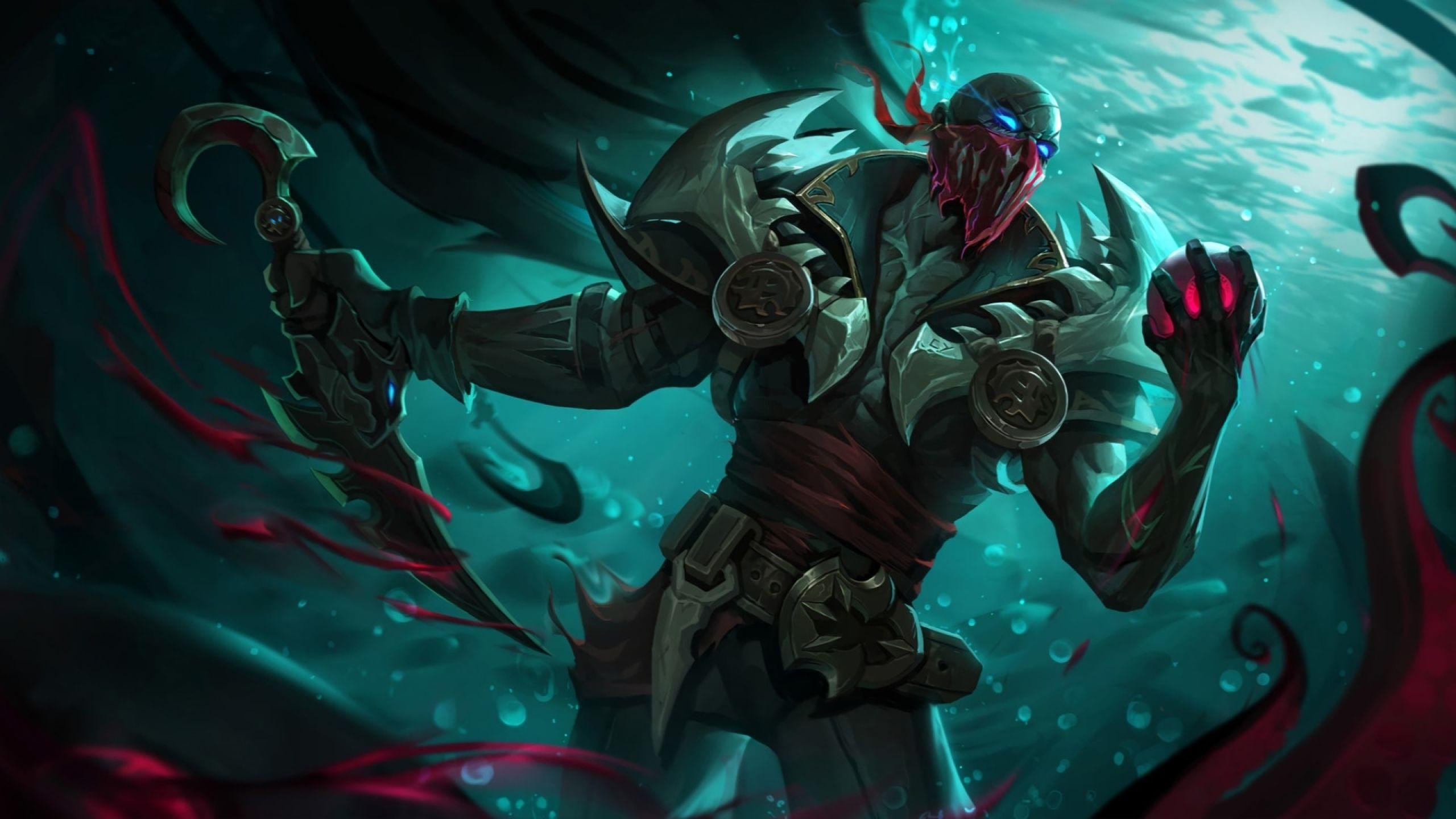 2560x1440 Pyke League Of Legends 1440P Resolution Wallpaper