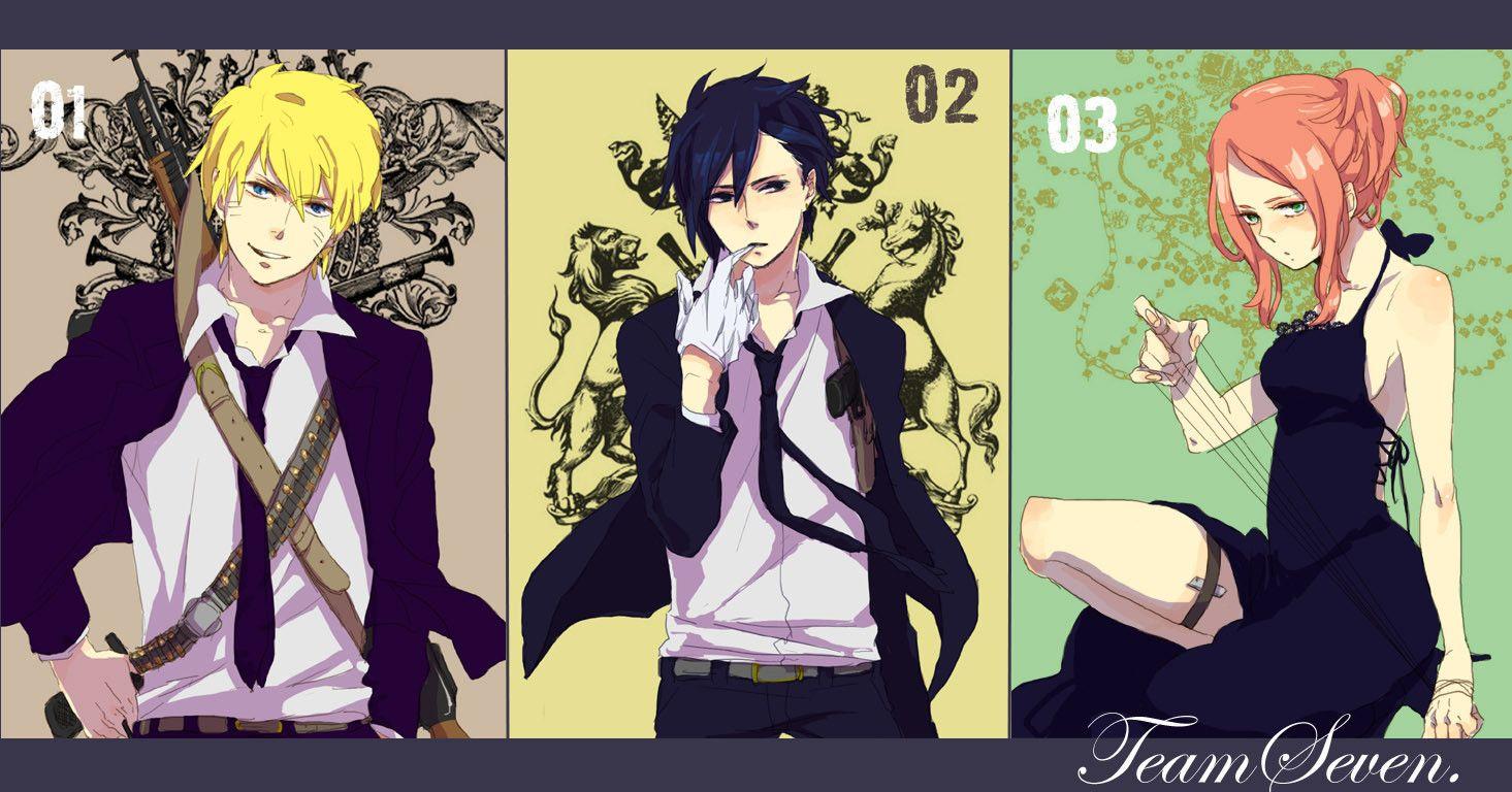 1465x768 Naruto Sasuke Sakura Wallpaper