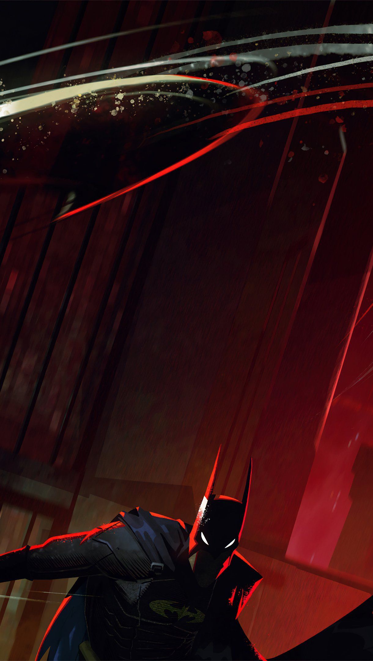 1220x2160 Batman Batarang Wallpaper 4k HD