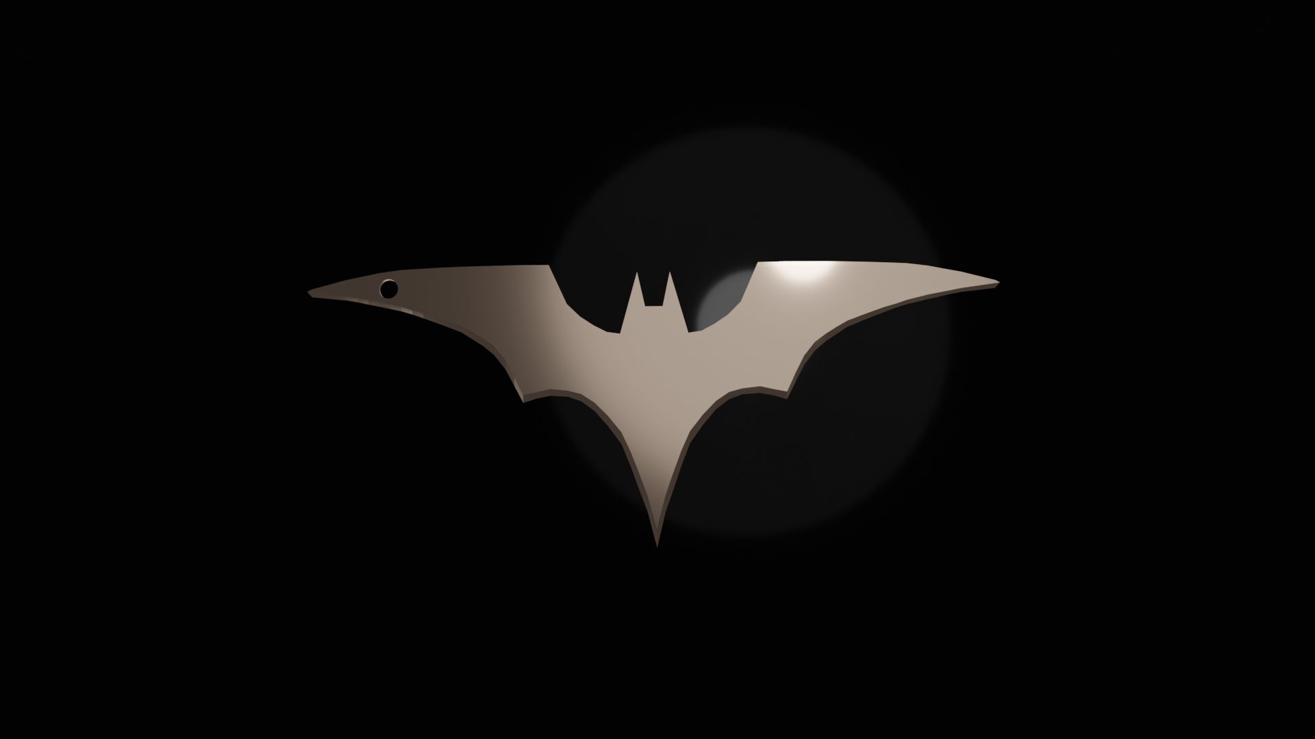 1920x1080 Custom Batarang + Batarang key ring