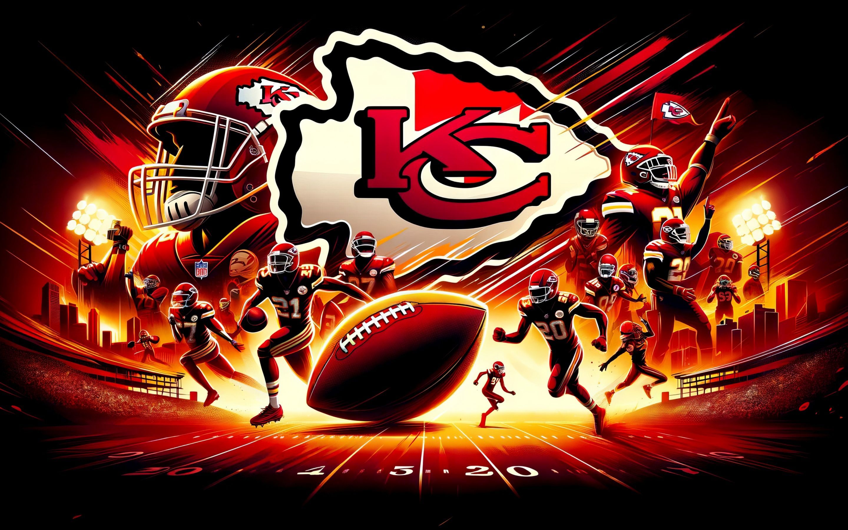 2880x1800 Kansas City Chiefs Wallpaper 4K, NFL
