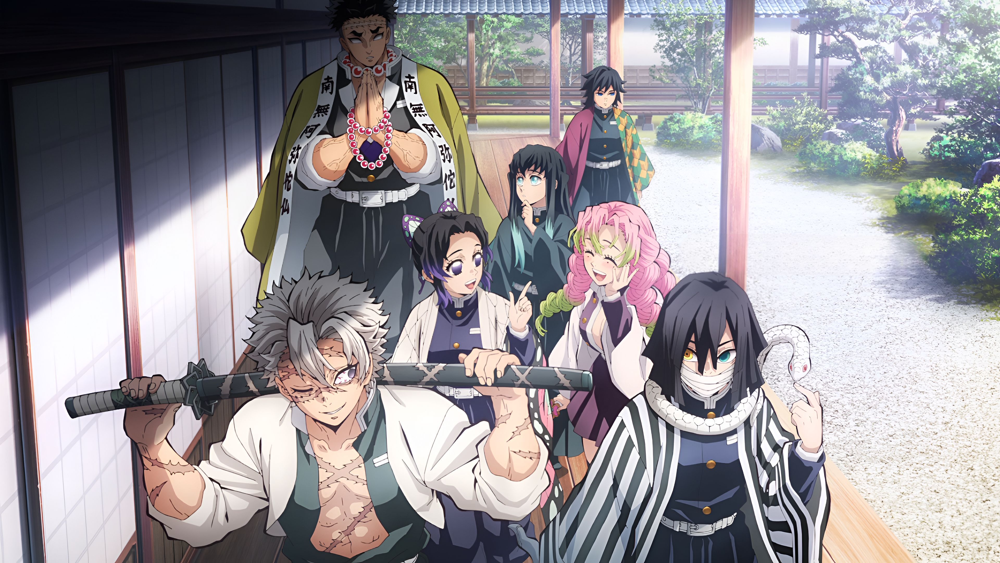 3840x2160 Demon Slayer: Hashira Gathering Ultra HD Wallpaper
