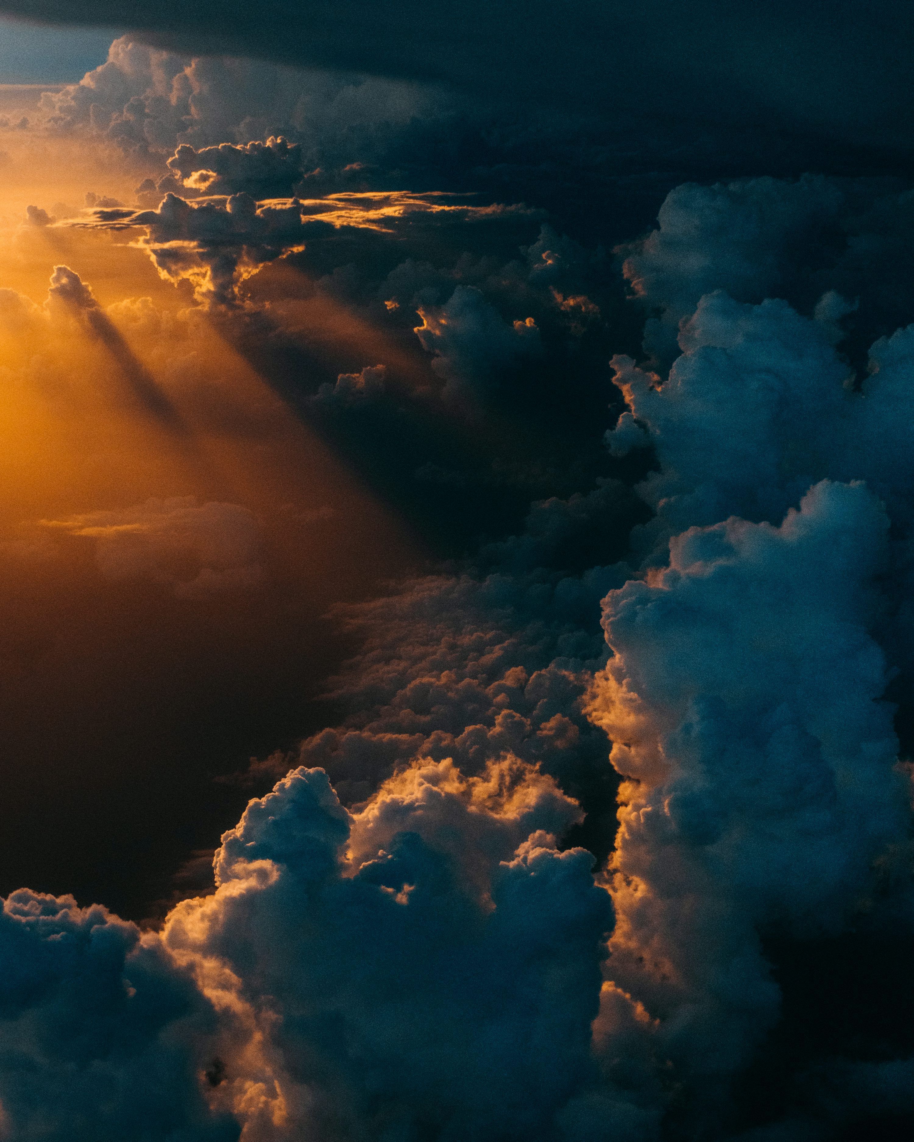 3000x3750 Clouds during golden hour photo