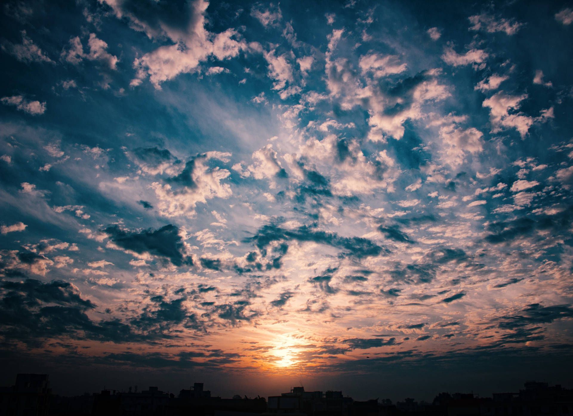 1920x1396 backdrop of colorful clouds. Wallpaper