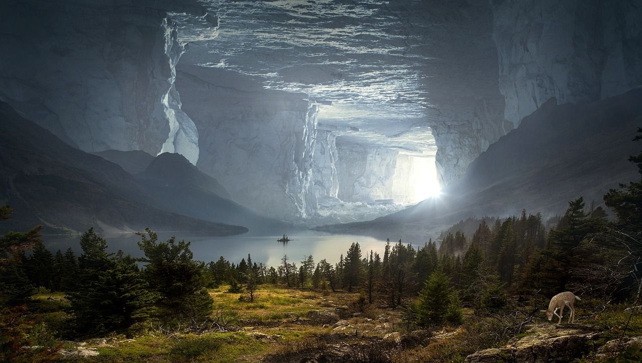 1280x724 Free Fantasy Cave & Cave Image