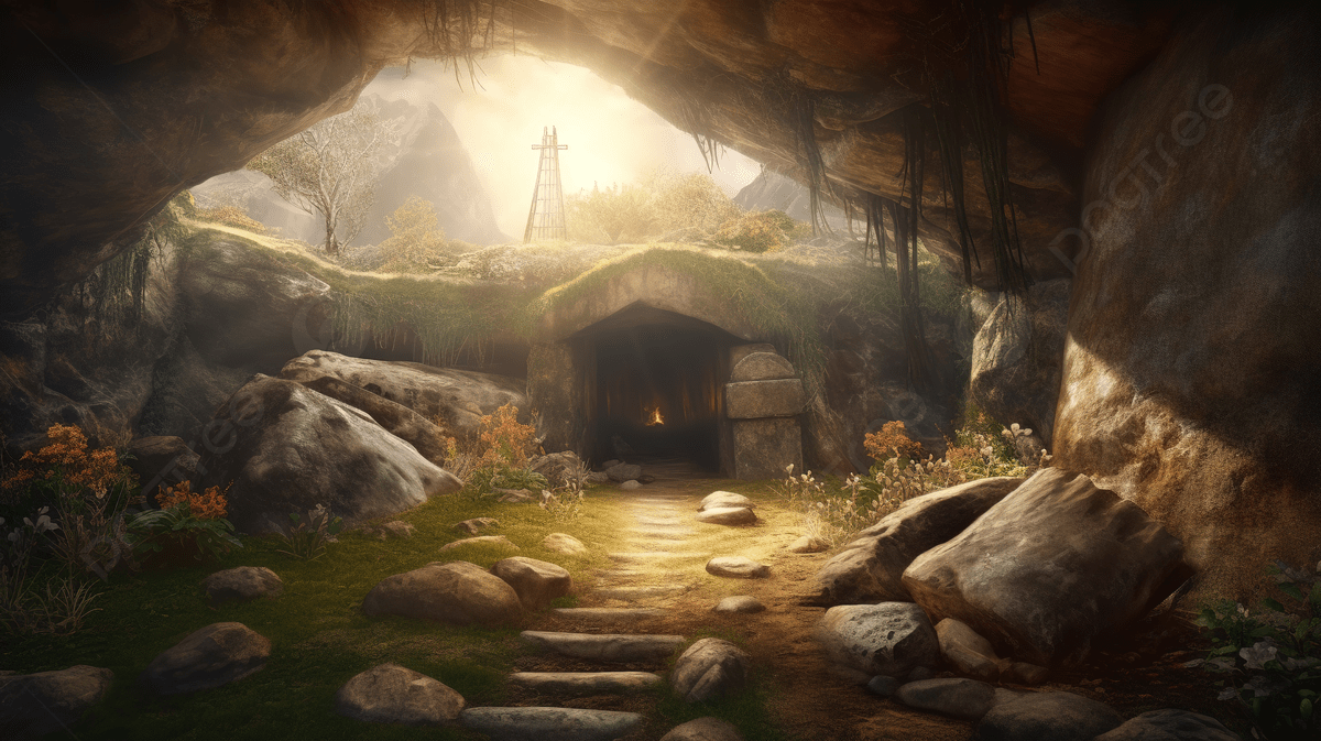 1200x673 Fantasy Cave With The Sun Shining