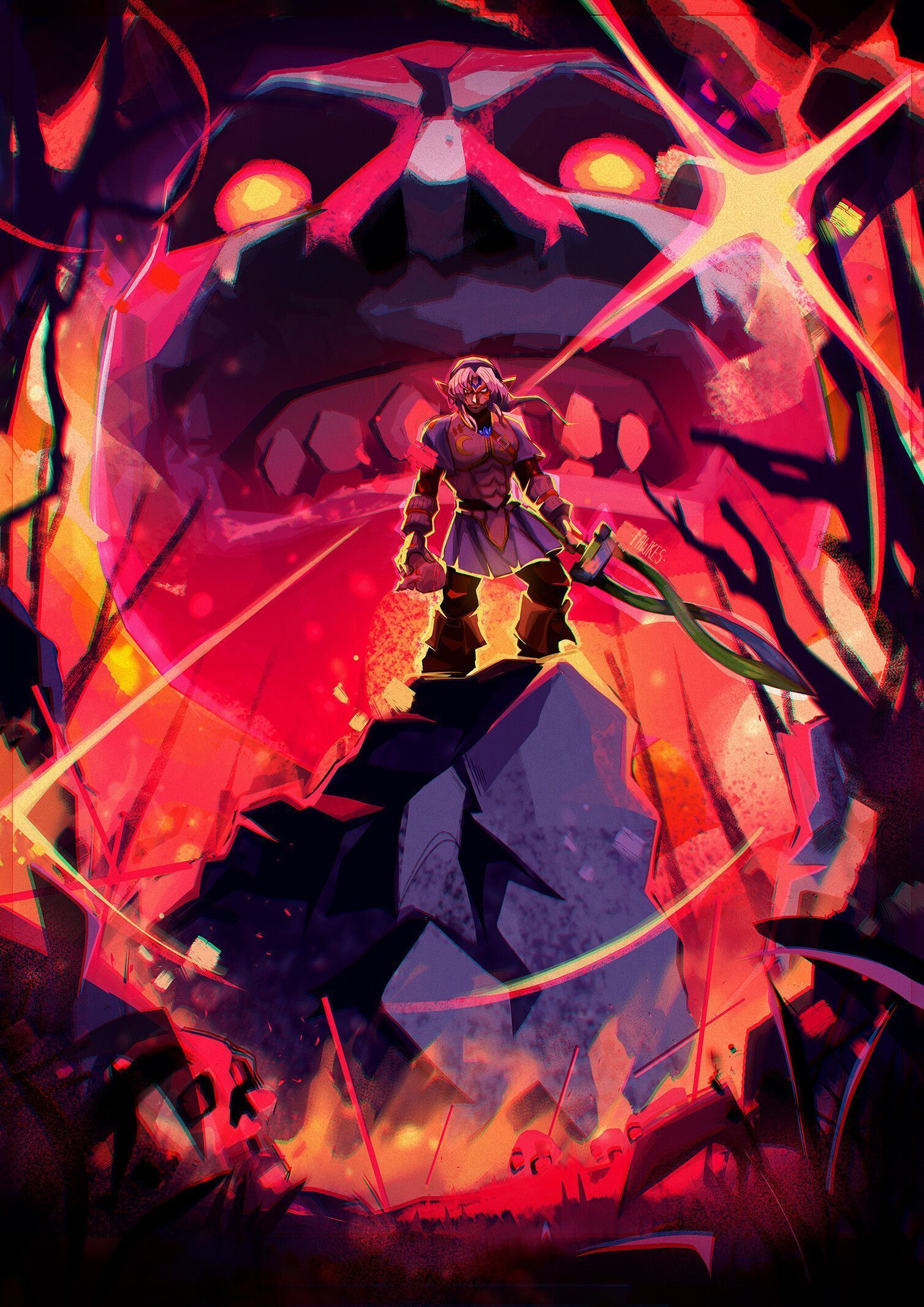 1508x2133 Fierce Deity [ Majora's Mask ]