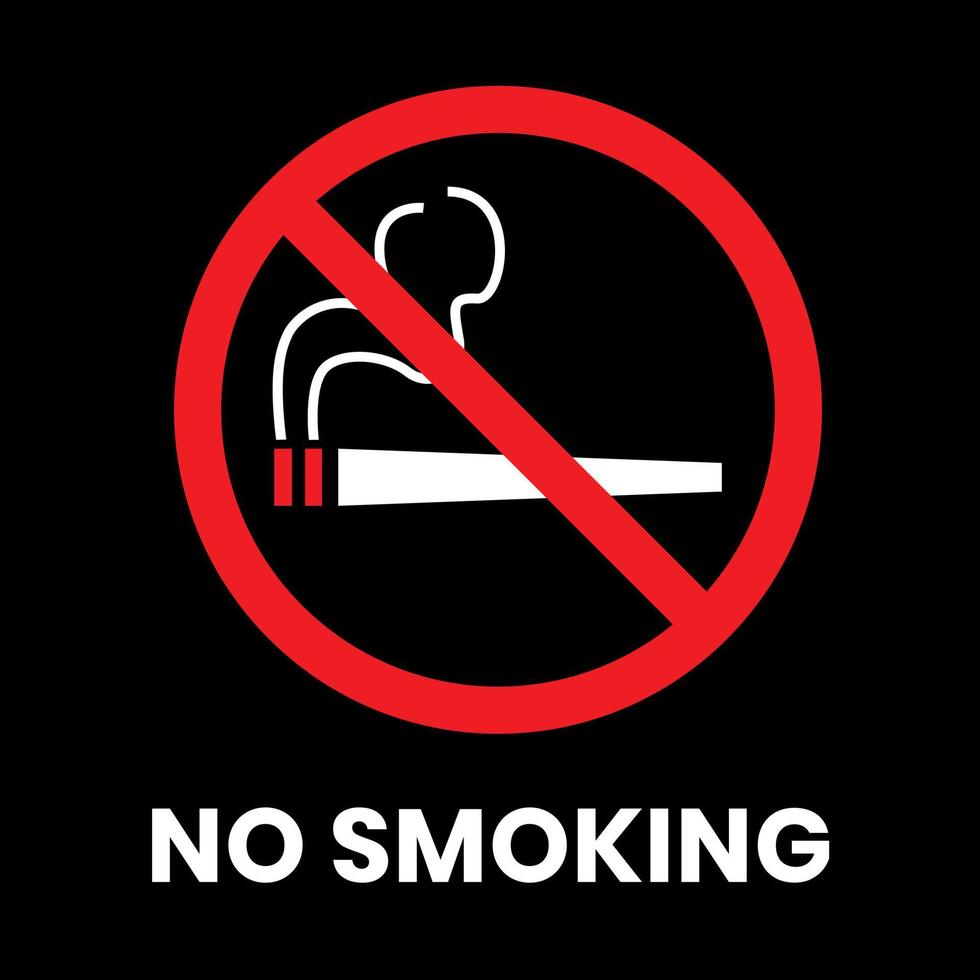 980x980 No Smoking Sign Sticker
