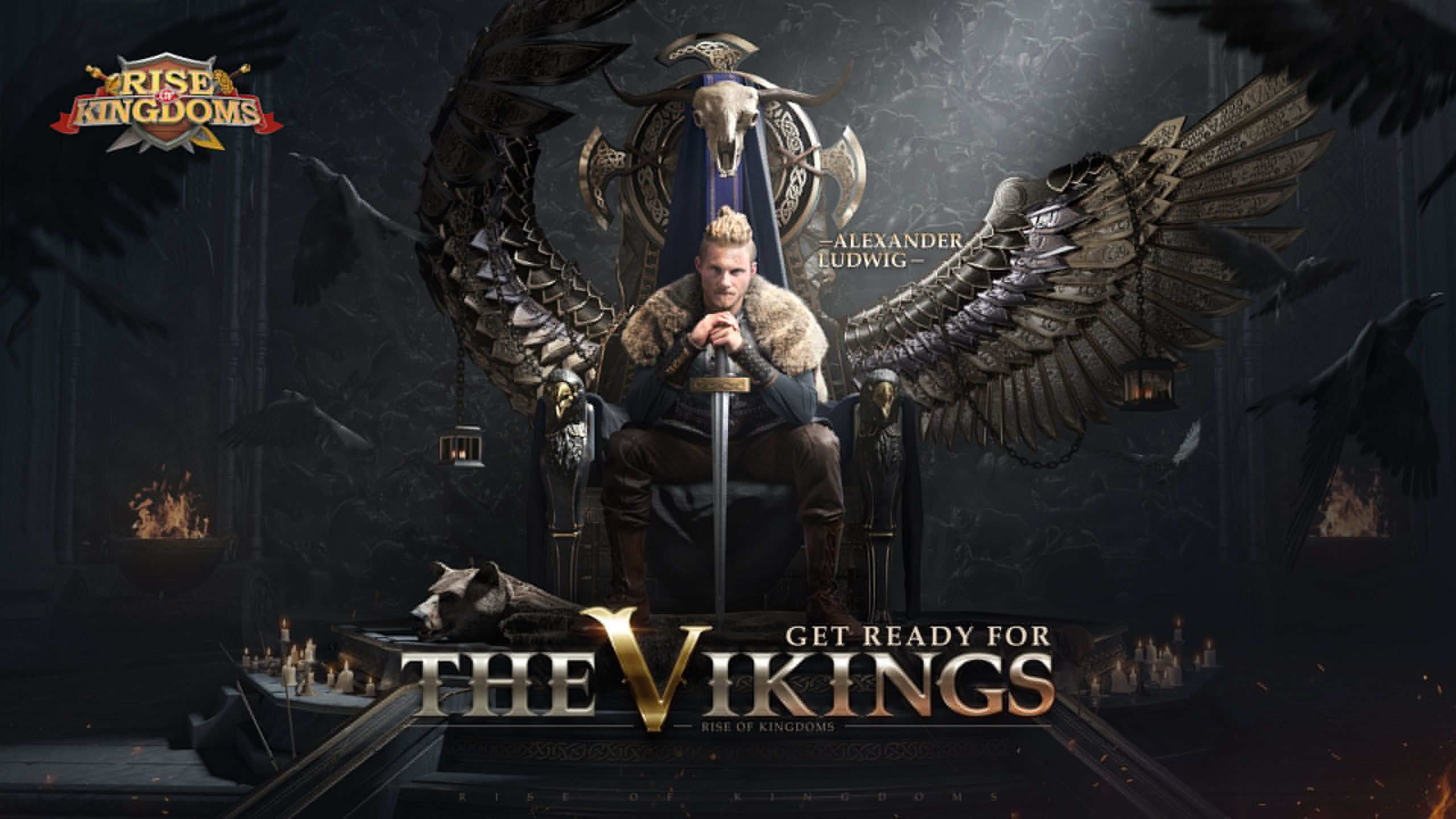 2560x1440 Kingdoms x The Vikings Wallpaper