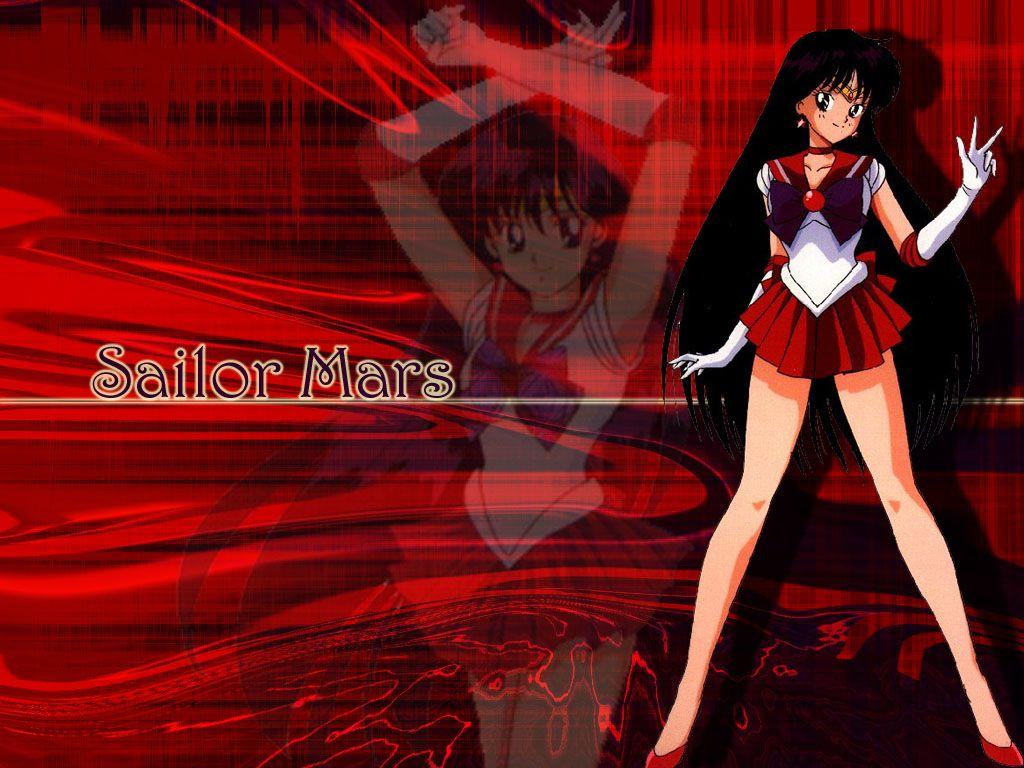 1024x768 Sailor Mars Mars(Raye) Wallpaper