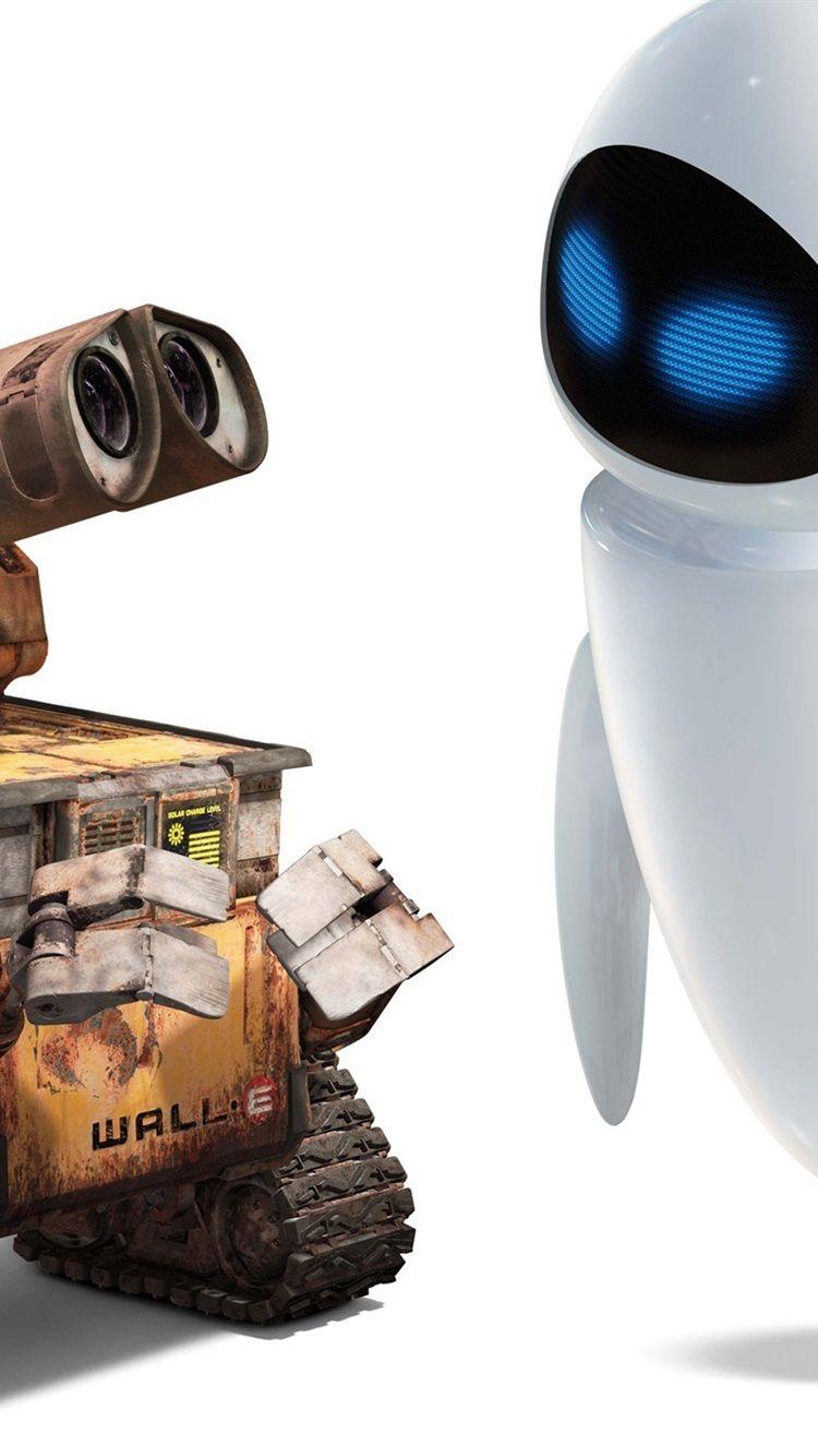 750x1334 WALL E Robot Valli And Eve Friendship 750x1334 IPhone 8 7 6