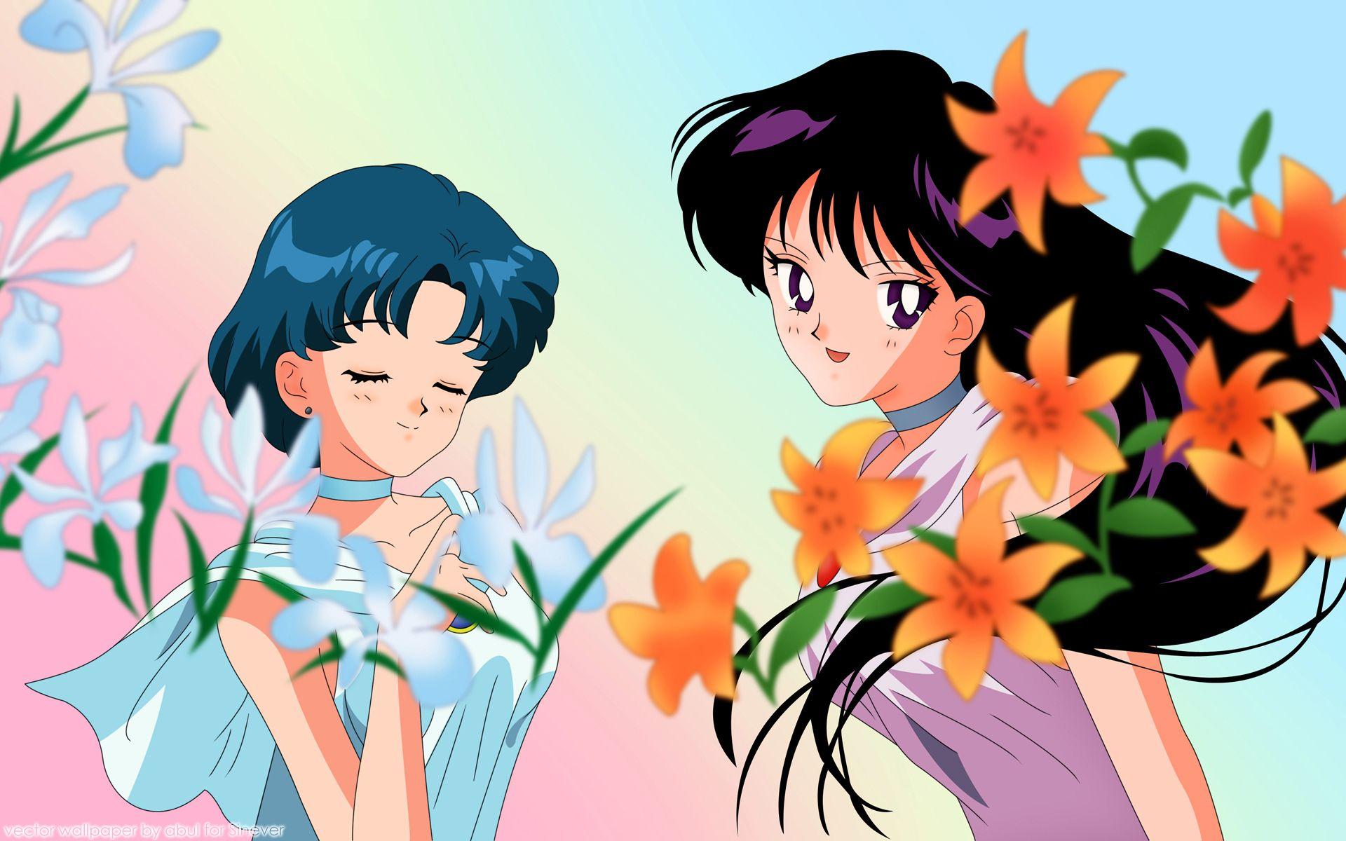 1920x1200 Princess Mercury and Princess Mars. Sailor Mars Princess