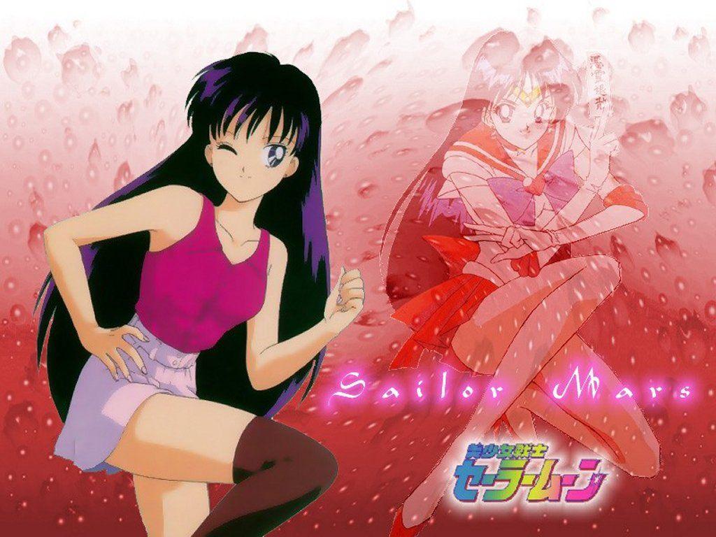 1024x768 Sailor mars Moon Wallpaper