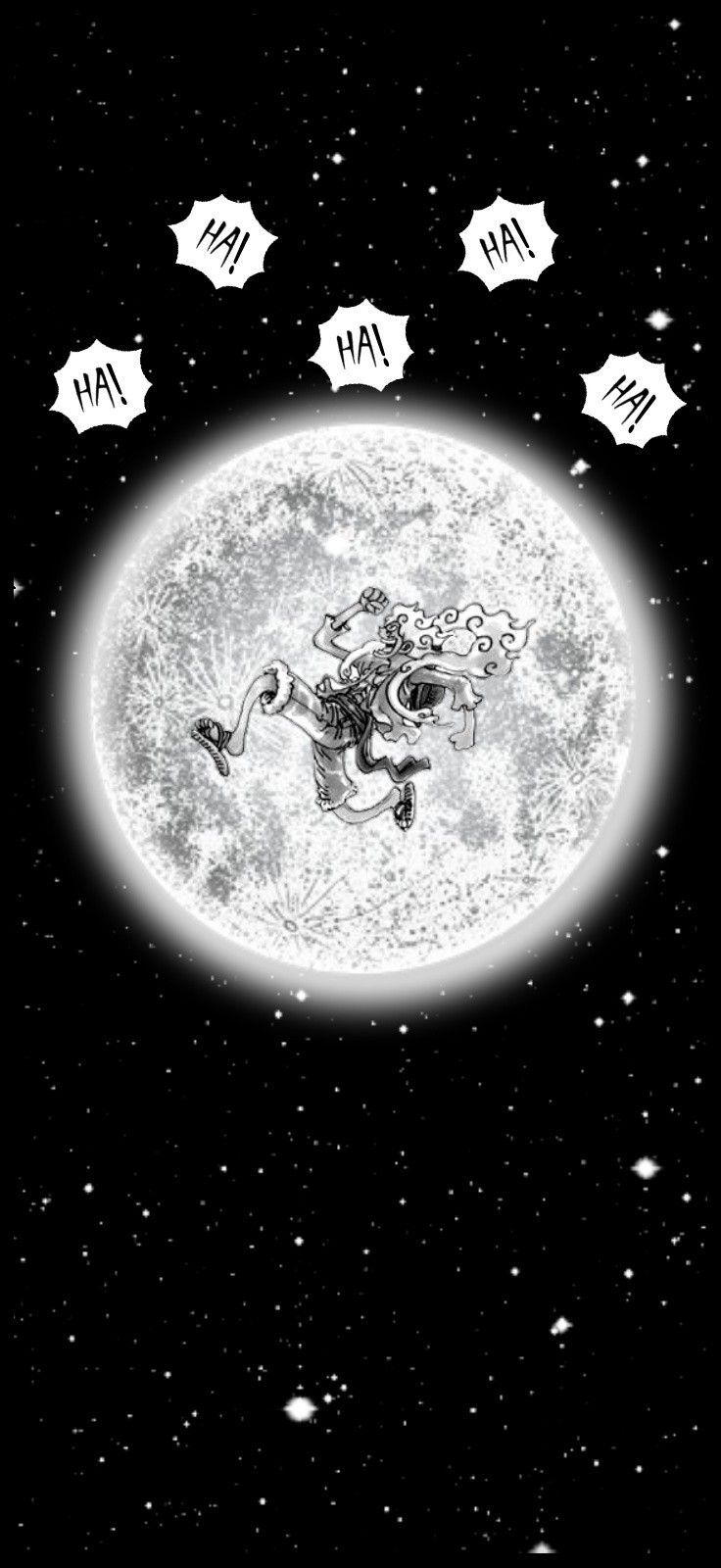 736x1600 Luffy Gear 5 Nika