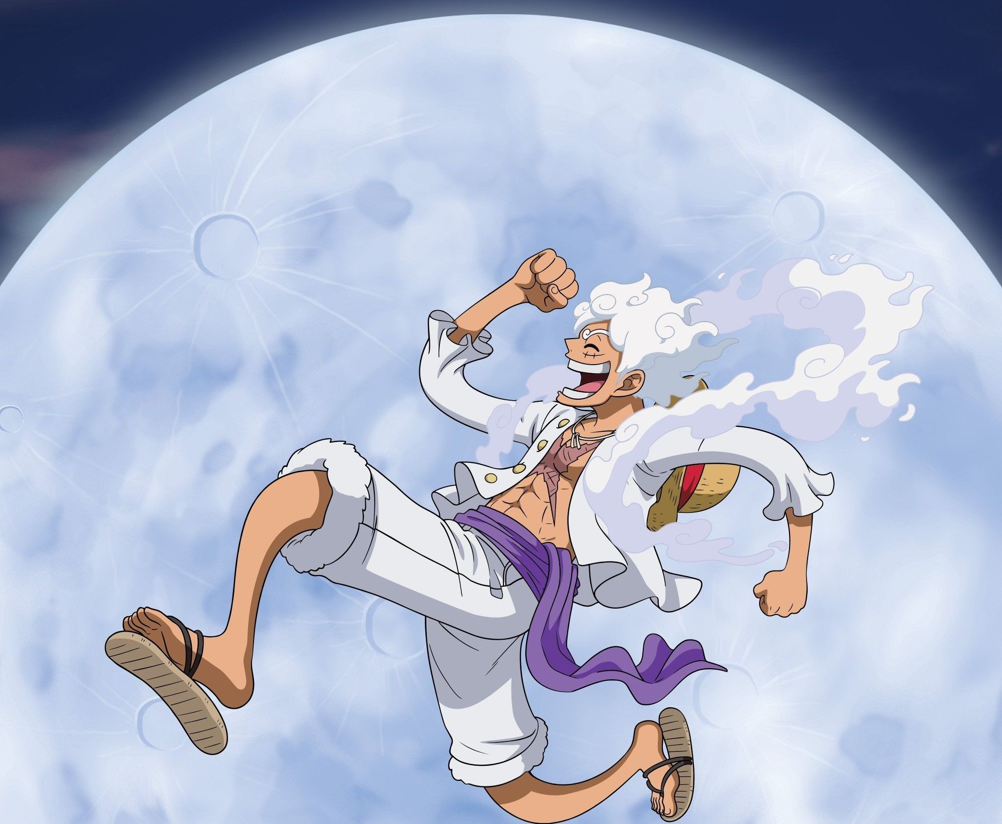 2000x1645 Epic HD Wallpaper: Monkey D. Luffy Gear 5 Piece Anime Powerx1645