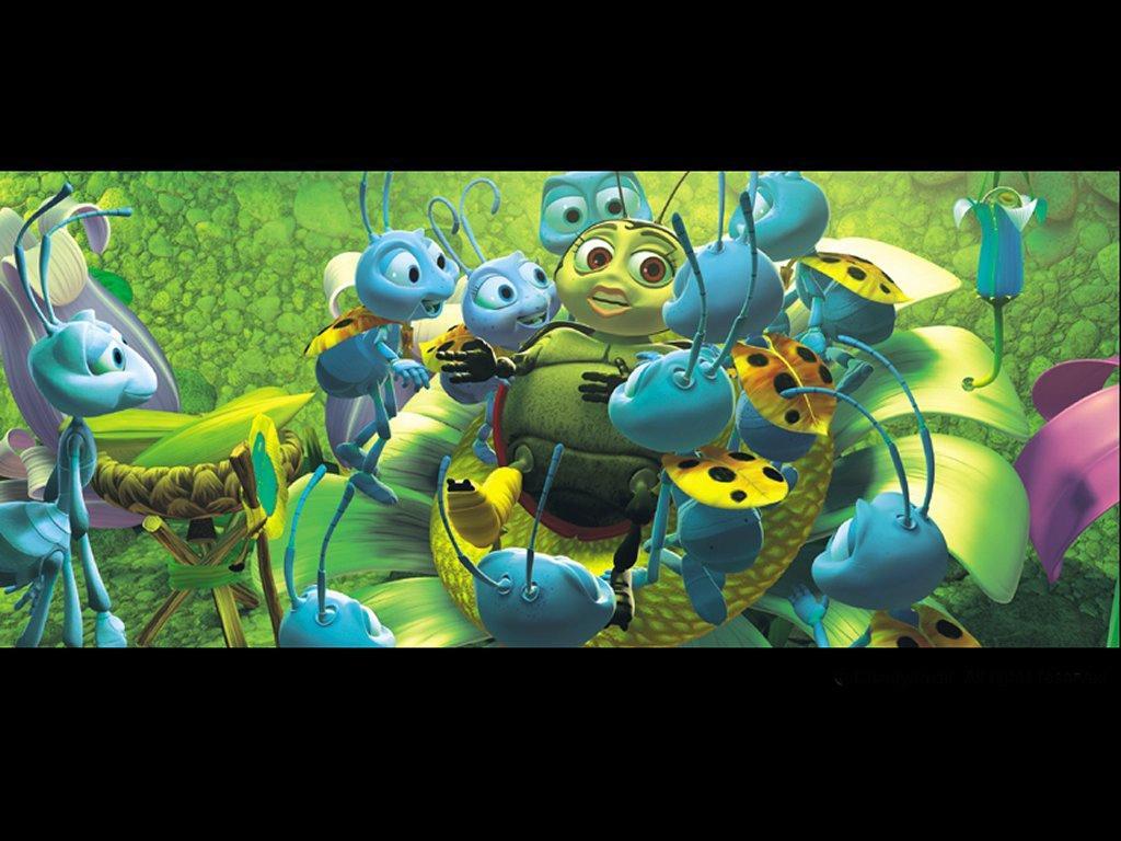 1024x768 Photos Disney A Bug's Life Cartoons