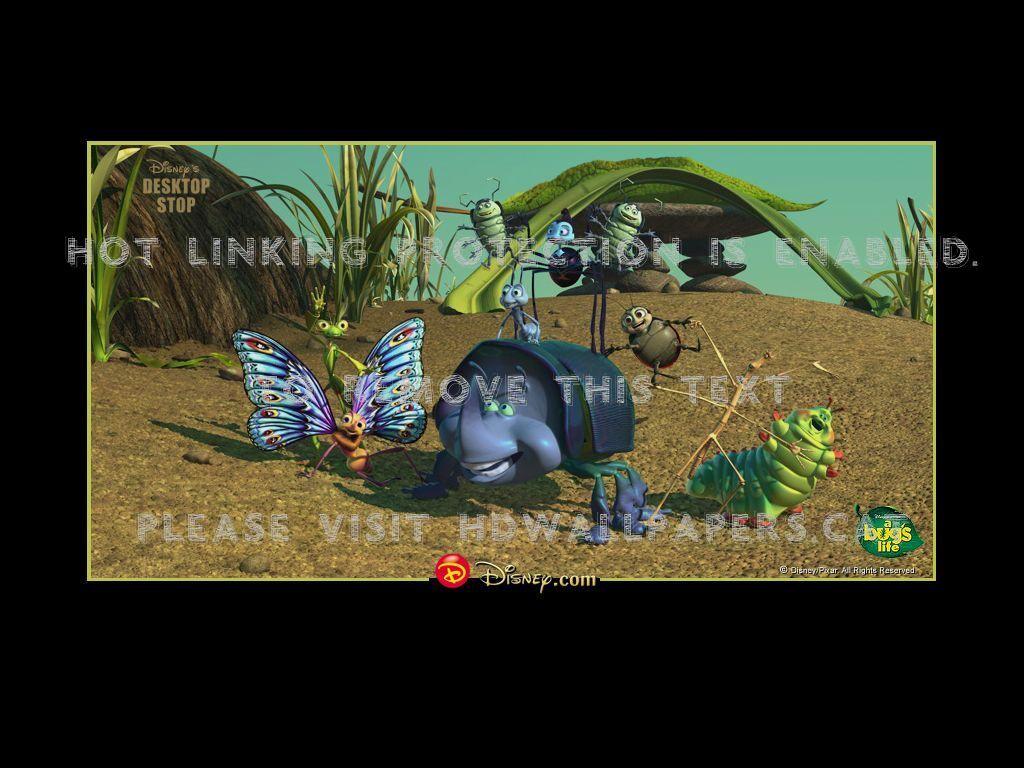 1024x768 a bug's life animation cartoons walt disney