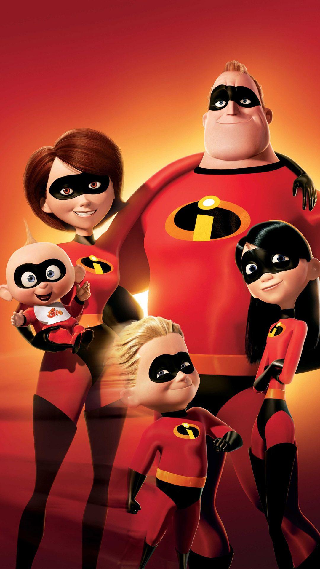 1080x1920 The Incredibles Wallpaper
