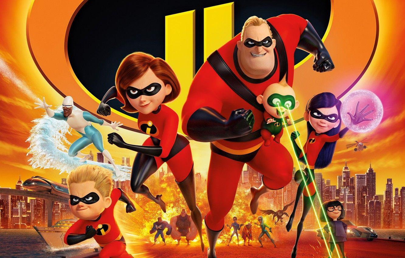 1332x850 Wallpaper cartoon, characters, Disney, Incredibles The incredibles - for desktop, section фильмы