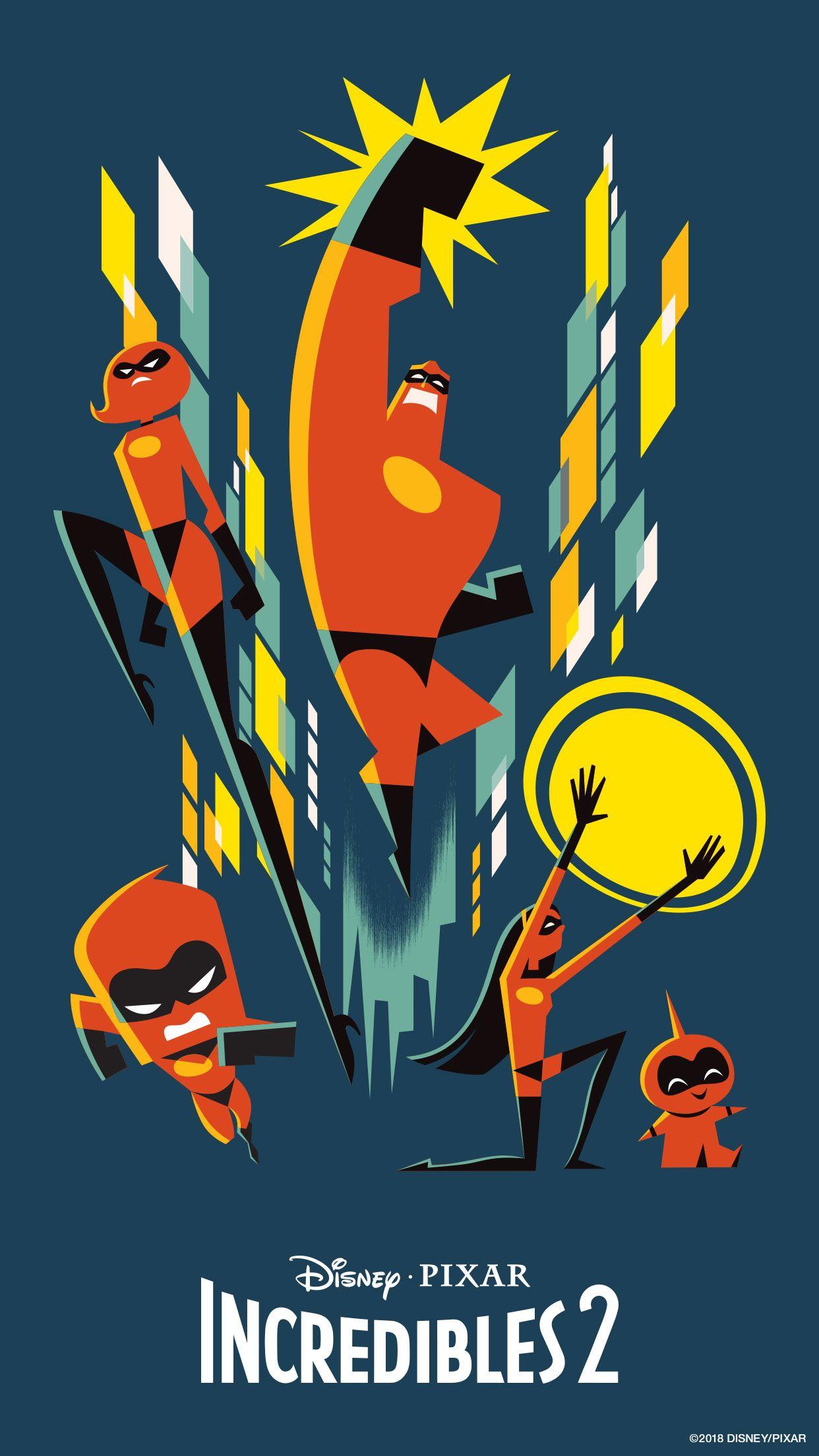 1242x2209 Feel Incredible with these Incredibles 2 mobile wallpaper