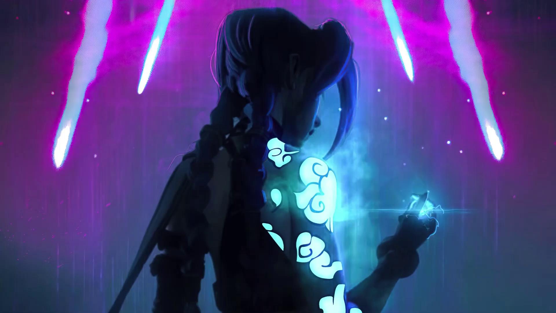 1920x1080 Jinx Hextech Gem Live Wallpaper