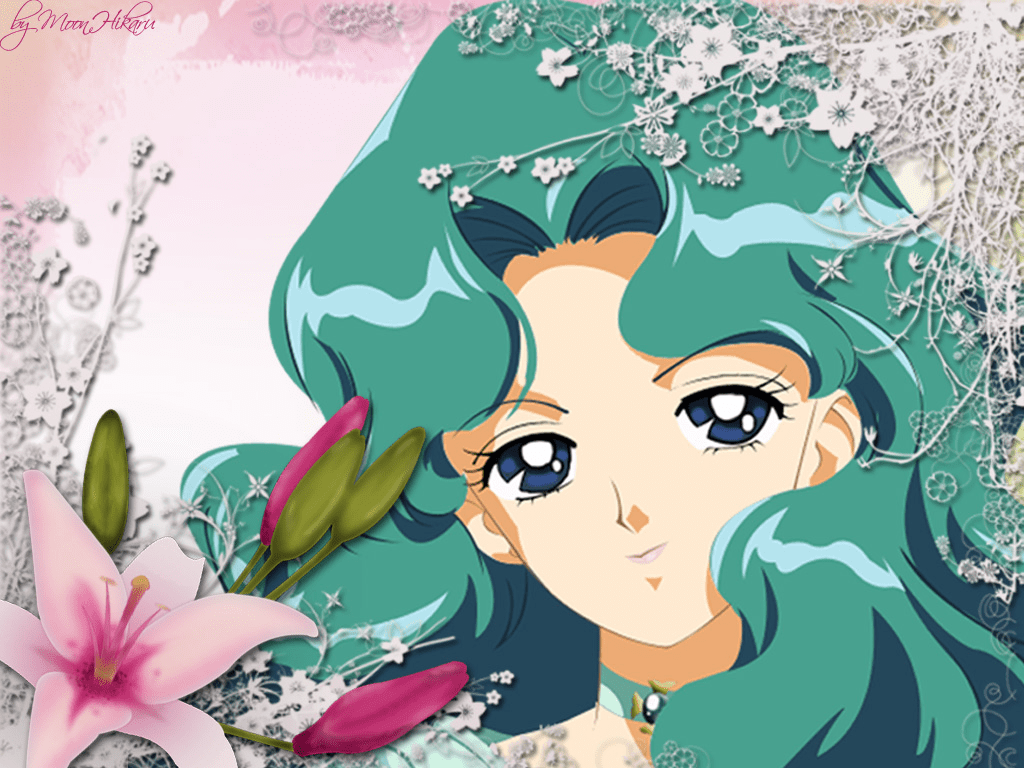 1024x768 Sailor Neptune Michiru Kaioh Neptune Wallpaper
