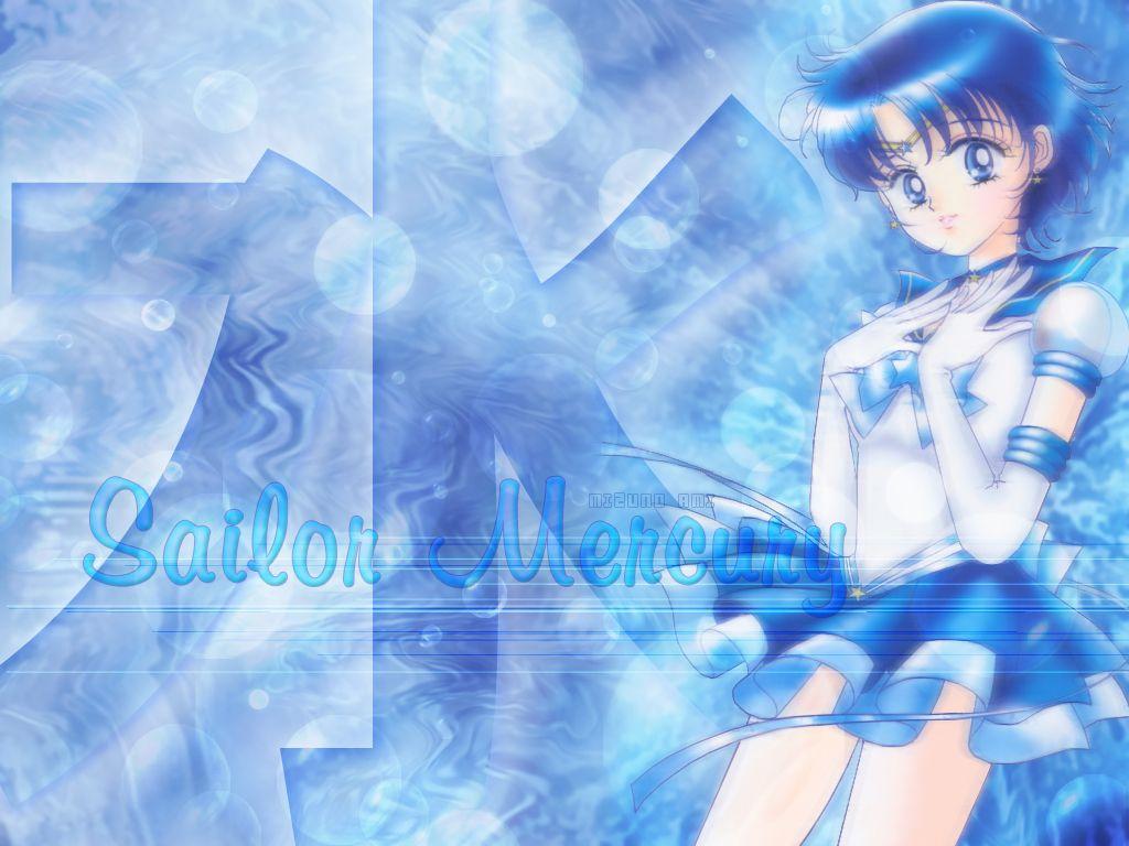 1024x768 Bishoujo Senshi Sailor Moon Wallpaper: Sailor Mercury