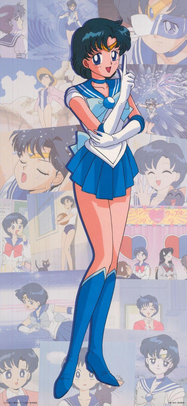 750x1629 Sailor Mercury in SM R. Bunker. Sailor moon, Sailor